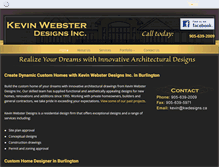 Tablet Screenshot of kwdesigns.ca